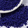 thumbnail image 1 of 10g 3mm MIYUKI Round Rocailles Beads Japanese Seed Beads 8/0 (RR-414) Opaque Cobalt Hole: 1mm, 1 of 4