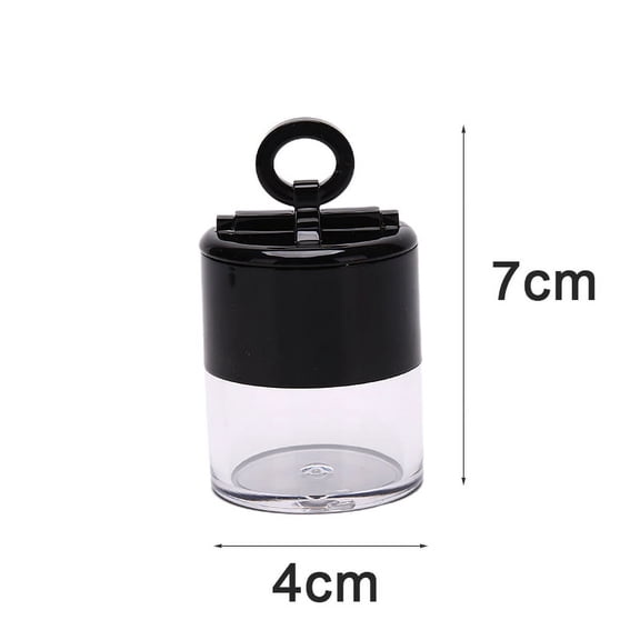 10g Portable Plastic Empty Loose Powder Box Makeup Jar Container with Puff