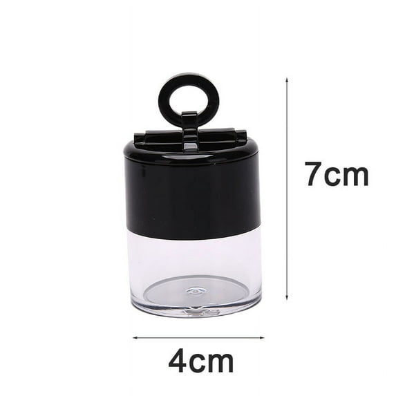 10g Portable Plastic Empty Loose Powder Box Makeup Jar Container with Puff