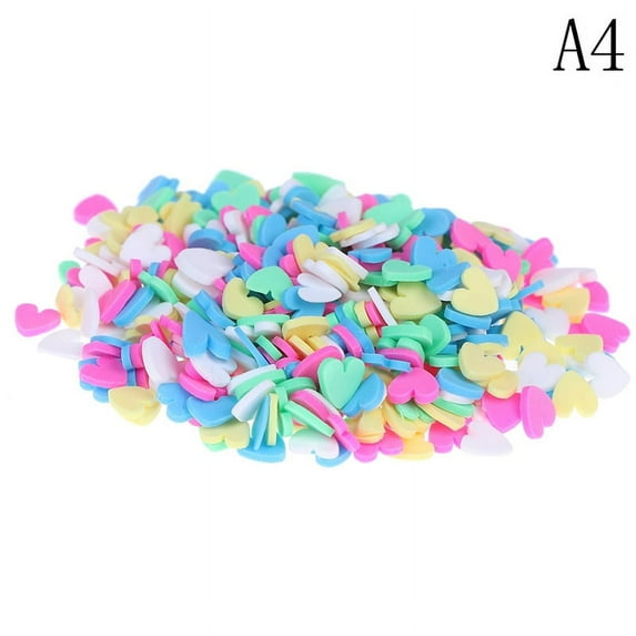 10g/pack Polymer clay fake candy sweets sprinkles diy slime phone supplies