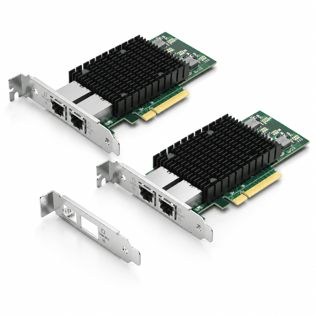 10gb Pcie Rj45 Nic Network Card Pare To X540-t2 2-pack - Walmart.com