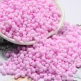 thumbnail image 1 of 10gs Macaron color Opaque Frosted Glass Seed Beads Peanut Pearl Pink 6x3x3mm Hole: 1.2mm about 88pcs/10g, 1 of 4