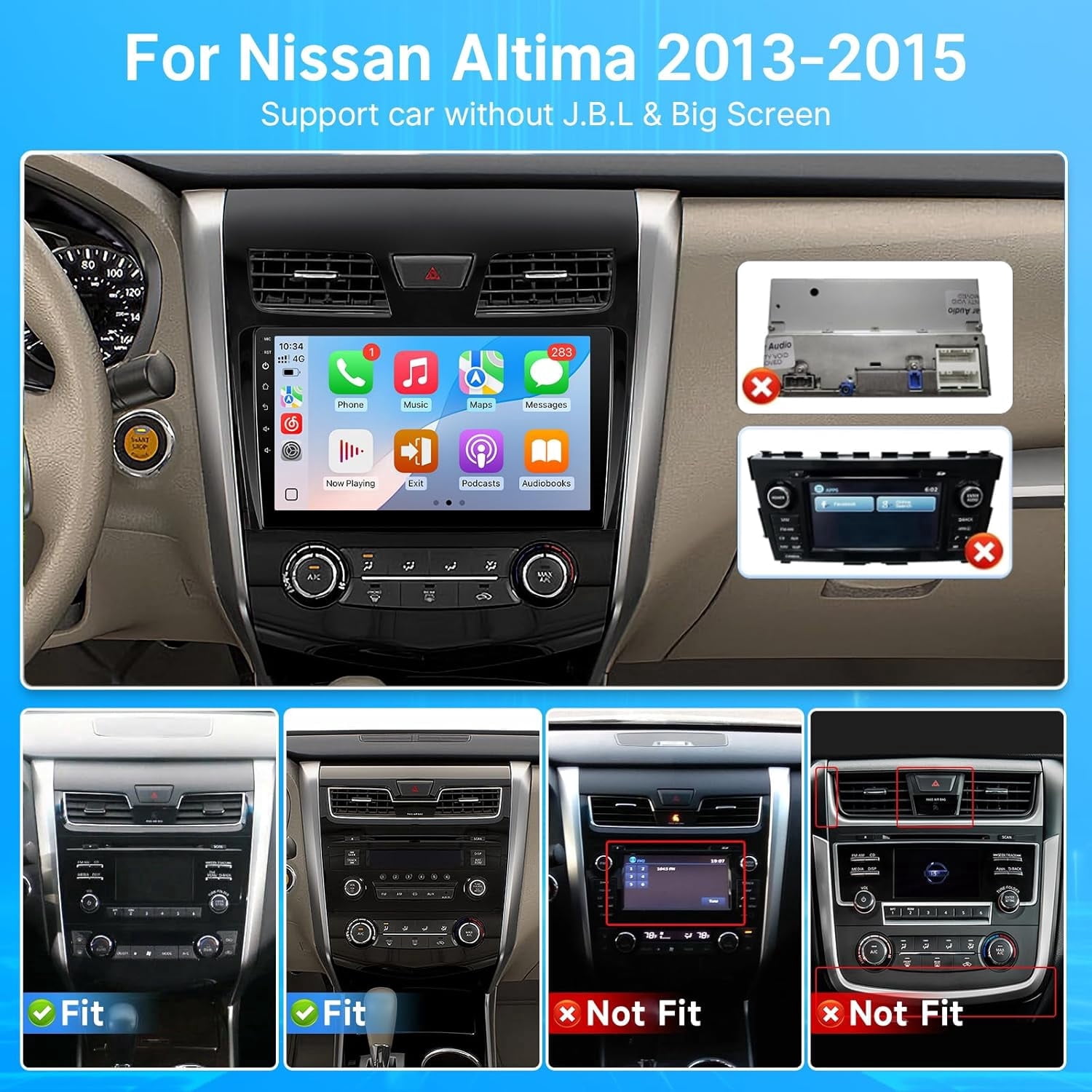 10in Android 13 Car Stereo Radio GPS Navigation Head Unit 2+64G for ...