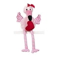 thumbnail image 1 of 10in Pink Flamingo Plush Toy  - Flaming With Heart Stuffed Animal Toy By Ganz, 1 of 1
