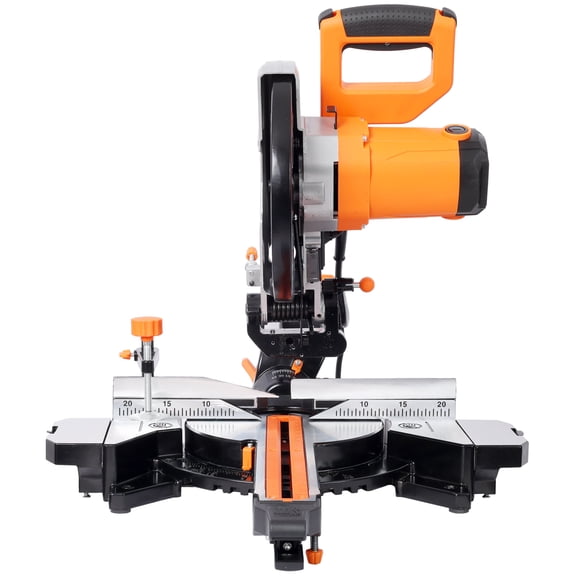 10in Single Bevel Dual Speed Sliding Miter Saw with 48T Blade, 2-Speed 5000/3200 RPM, 3.5x13in Cutting Capacity, ETL Certified for Workshop and Jobsite