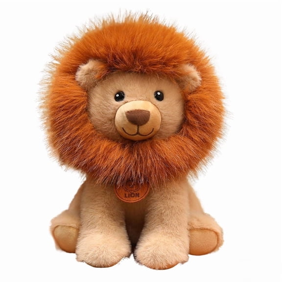 10in Sitting Lion King Plush Toy Soft and Cuddly Stuffed Animal for Kids and Adults Collectible Gift