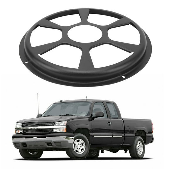 10in Speaker Grill Covers, High Elasticity Iron Speaker Grille Protective Cover, Car Stereo Speaker Subwoofer Grille Cover for Car, RV, SUV, Black