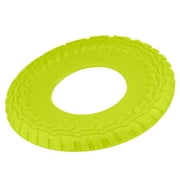 Nerf Dog Tire Flyer Dog Fetch Toy, Green, 10 inch
