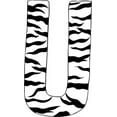 thumbnail image 1 of 10in. Zebra Animal Print Letter Decals Stickers from A to Z, 1 of 2