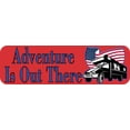thumbnail image 1 of 10in x 3in Adventure Is Out There Bumper Sticker Vinyl Car Decal Stickers, 1 of 7