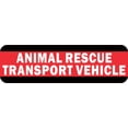 thumbnail image 1 of 10in x 3in Animal Rescue Transport Vehicle Bumper Sticker, 1 of 3