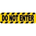 thumbnail image 1 of 10in x 3in Bold Do Not Enter Sticker, 1 of 2