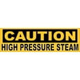 thumbnail image 1 of StickerTalk Caution High Pressure Steam Magnet, 10 inches x 3 inches, 1 of 2