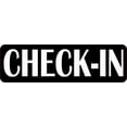 thumbnail image 1 of 10in x 3in Check-In Sticker, 1 of 2
