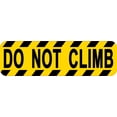 thumbnail image 1 of 10in x 3in Do Not Climb Sticker, 1 of 2