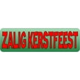 thumbnail image 1 of 10in x 3in Dutch Zalig Kerstfeest Sticker Vinyl Merry Christmas Stickers, 1 of 1