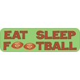 thumbnail image 1 of 10in x 3in Eat Sleep Football Magnet, 1 of 3