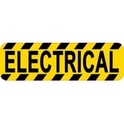 10in x 3in Electrical Sticker