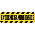 thumbnail image 1 of 10in x 3in Extreme Gaming Inside Vinyl Sticker, 1 of 2