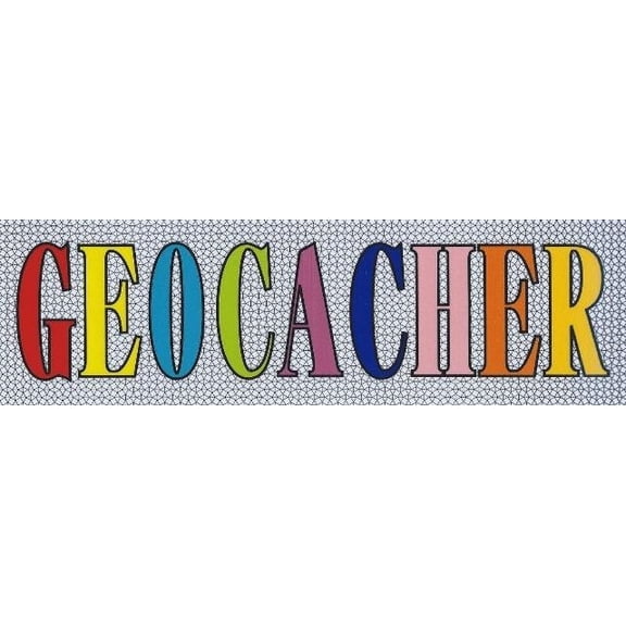 10in x 3in Geocacher Geocache Bumper Stickers Decals car Window Sticker decal