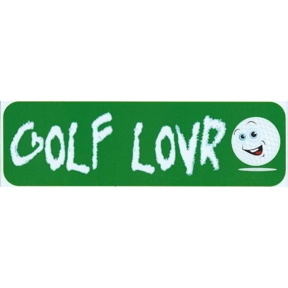 10in x 3in Golf Lovr Lover Bumper magnets magnetic magnet golfer