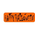 thumbnail image 1 of 10in x 3in Happy Halloween Vinyl Sticker, 1 of 4