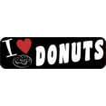 thumbnail image 1 of StickerTalk I Love Donuts Magnet, 10 inches x 3 inches, 1 of 3