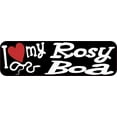 thumbnail image 1 of 10in x 3in I Love My Rosy Boa Magnet Car Door Magnetic Truck Magnets, 1 of 1