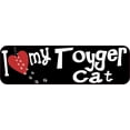 thumbnail image 1 of 10in x 3in I Love My Toyger Cat Magnet Magnetic Truck Magnets Pet, 1 of 1