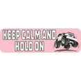 thumbnail image 1 of 10in x 3in Keep Calm Hold On Bumper Sticker, 1 of 5