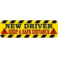 thumbnail image 1 of 10in x 3in Keep a Safe Distance New Driver Magnet, 1 of 3