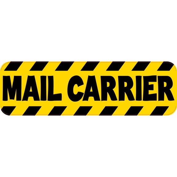 10in x 3in Mail Carrier Bumper Sticker