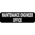 thumbnail image 1 of StickerTalk Maintenance Engineer Office Magnet, 10 inches x 3 inches, 1 of 2