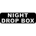 thumbnail image 1 of 10in x 3in Night Drop Box Magnet, 1 of 1
