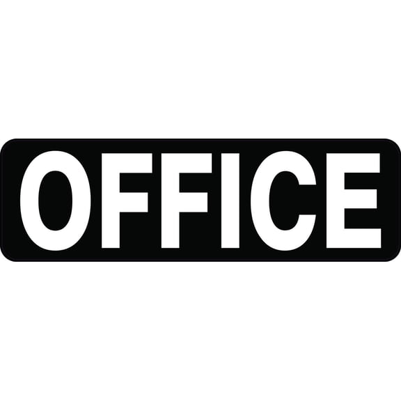 10in x 3in Office Magnet
