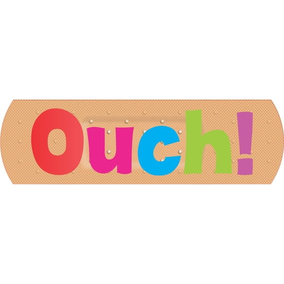 10in x 3in Ouch Bumper Stickers Vinyl Decals Sticker Decal
