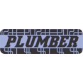 thumbnail image 1 of StickerTalk Plumber Vinyl Sticker, 10 inches x 3 inches, 1 of 3