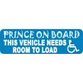 thumbnail image 1 of 10in x 3in Prince Vehicle Needs Room to Load Vinyl Sticker, 1 of 3