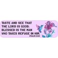 thumbnail image 1 of 10in x 3in Psalms 34:8 Magnet, 1 of 2