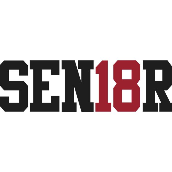 10in x 3in Red SEN18R Sticker