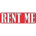 thumbnail image 1 of 10in x 3in Rent Me Magnet, 1 of 2