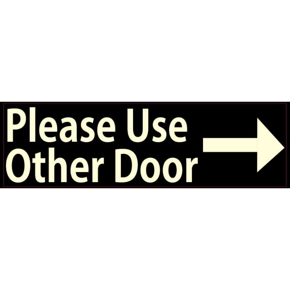 10in x 3in Right Please Use Other Door Magnet Car Door Magnetic Sign Magnets