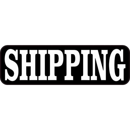 10in x 3in Shipping Sticker