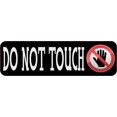 thumbnail image 1 of 10in x 3in Symbol Do Not Touch Magnet, 1 of 2