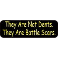 thumbnail image 1 of 10in x 3in They Are Battle Scars Bumper Sticker, 1 of 4