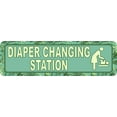 thumbnail image 1 of 10in x 3in Vine Green Diaper Changing Station Magnet, 1 of 2