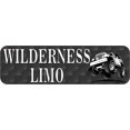 thumbnail image 1 of 10in x 3in Wilderness Limo Bumper Sticker, 1 of 4