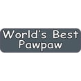thumbnail image 1 of StickerTalk Worlds Best Pawpaw Magnet, 10 inches x 3 inches, 1 of 3