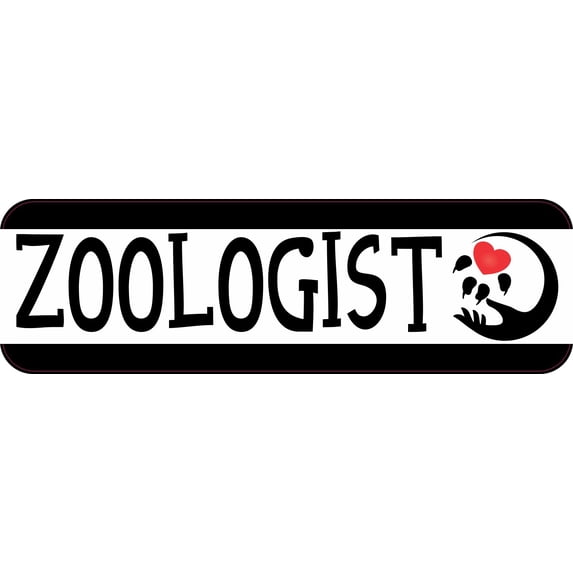 StickerTalk Zoologist Magnet, 10 inches x 3 inches