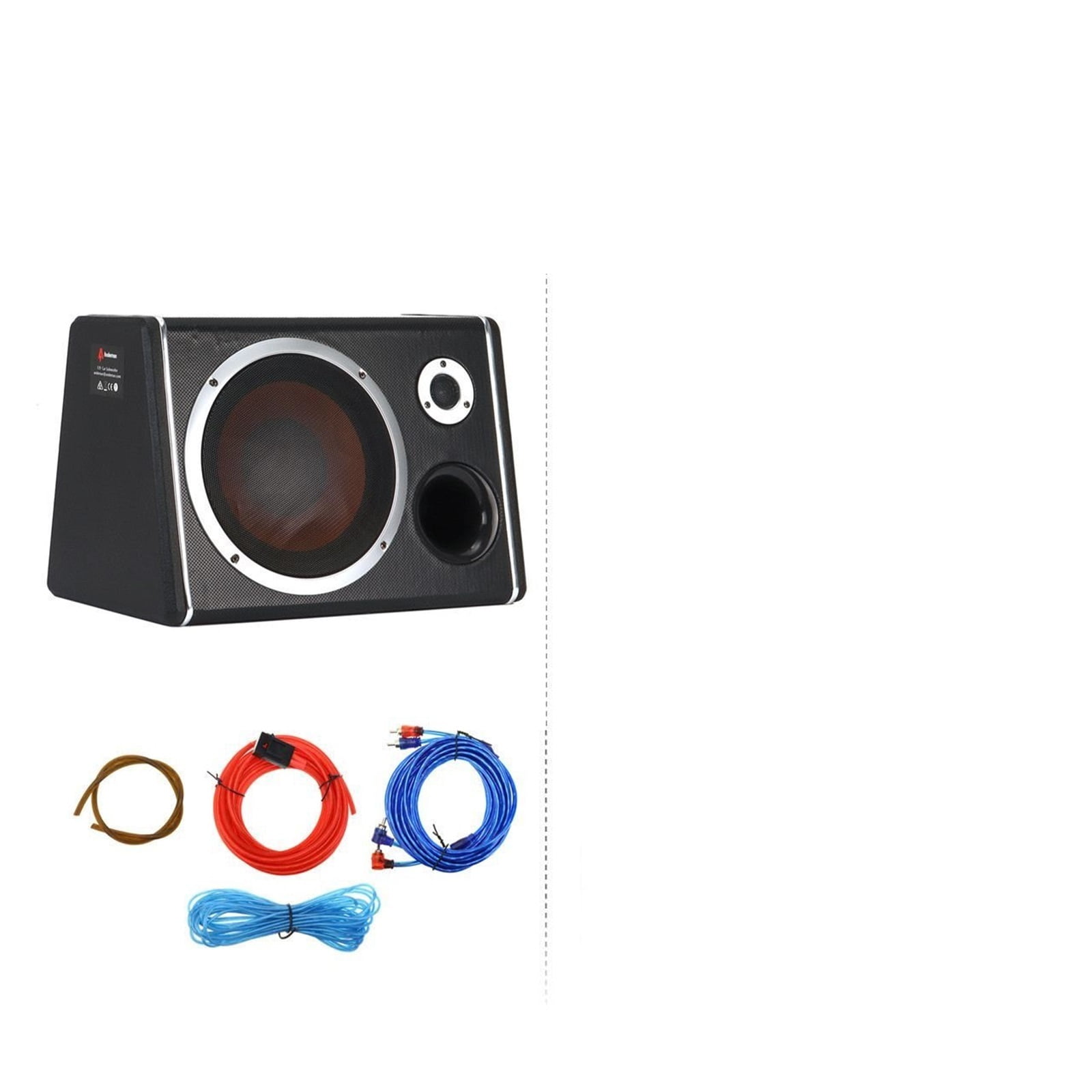 10inch 900W Car Subwoofer HIFI Slim Under-Seat Bass Powered Car Speaker Subwoofer Power Amplifier Speaker Processor ,Compact Circuitry